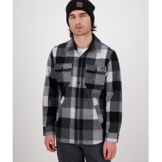 Swanndri Kiaraki Wool Shacket Glacier Check