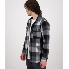 Swanndri Kiaraki Wool Shacket Glacier Check