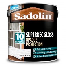 Sadolin Superdec Opaque Wood Protection Gloss White
