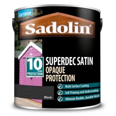 Sadolin Superdec Opaque Wood Protection Satin Black