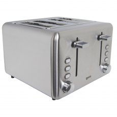 Igenix 4 Slice Toaster Brushed Stainless Steel