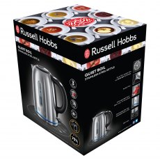 Russell Hobbs Quiet Boil Kettle Brushed Stainless Steel 1.7L