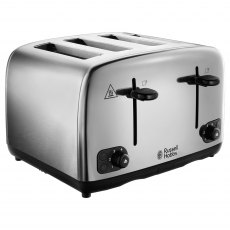 Russell Hobbs 4 Slice Toaster Brushed & Polished Stainless Steel