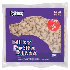 Pointer Milky Petite Bones 400g