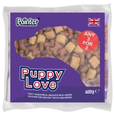 Pointer Puppy Love Biscuits 400g