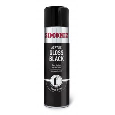 PAINT SPRAY 500ML GLOSS BLACK