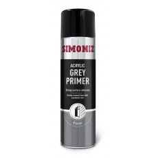 Simoniz Acrylic Spray Primer 500ml Grey