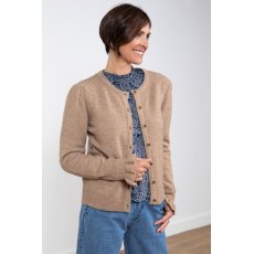 Lily & Me Darcy Plain Cardigan Taupe