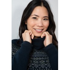 Lily & Me Isle Plain Jumper Navy