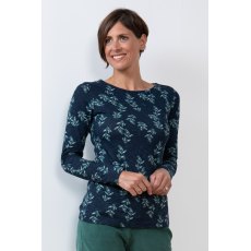 Lily & Me Monica Hazel Top Navy Size 10