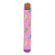 Bartleby Kids Welly Socks Unicorn Print