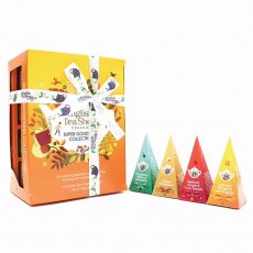 Engish Tea Shop Organic Super Goodness Collection 12 Loose Leaf Pyramids