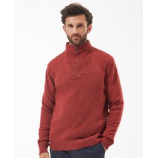 Barbour Nelson Jumper Brick Red