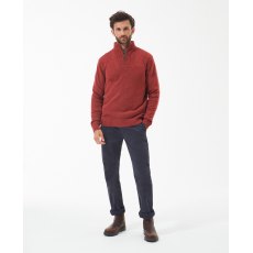 Barbour Nelson Jumper Brick Red