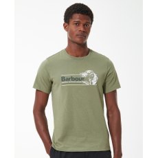 Barbour Cartmell Graphic Tshirt Olive