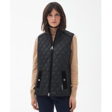 Barbour Poppy Gilet Black Garden Floral