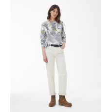 Barbour Hawkins Floral Top White