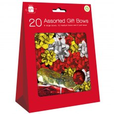 Christmas Gift Bows 20 Pack