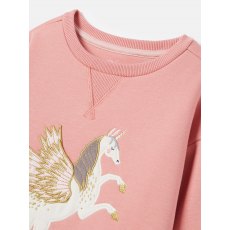 Joules Mackenzie Kids Sweatshirt Pink Blush