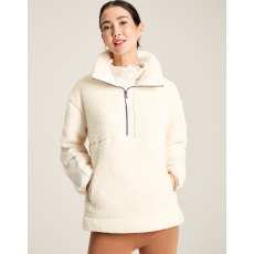 Joules Tilly Borg Sweatshirt Cream