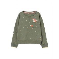 Joules Mackenzie Kids Sweatshirt Laurel Wreath Spot