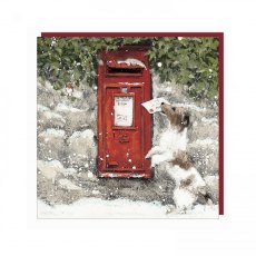 Xmas Card Christmas Post 6 Pack