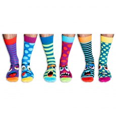 United Oddsocks Grump Heads 6-11 6 Pack
