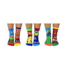 United Oddsocks Little Digger Kids 9-12 6 Pack