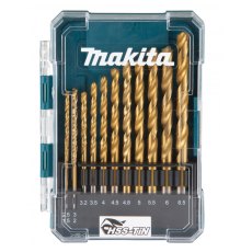 Makita Titanium Metal Drill Bit Set 13 Piece