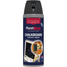 Plastikote Twist & Spray Chalkboard Paint Black 750ml