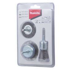 Makita 3 Piece Wire Brush Set