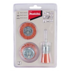 Makita Brush Set Course (80 Grit) Red