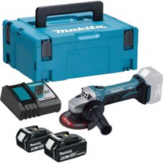 Makita DGA452RTJ Angle Grinder 115mm Kit