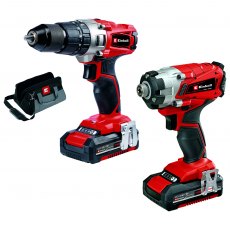 Einhell PXC 18V Drill Kit (Combi Drill + Impact Driver)