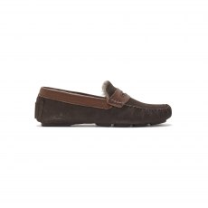 Chatham Coniston Warm Lined Slipper Dark Brown