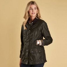 Barbour Classic Beadnell Wax Olive Jacket