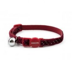 Ancol Velvet Cat Collar Red