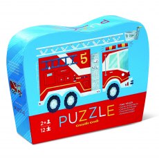 Crocodile Creek Mini Puzzle Fire Truck 12 Piece