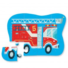 Crocodile Creek Mini Puzzle Fire Truck 12 Piece