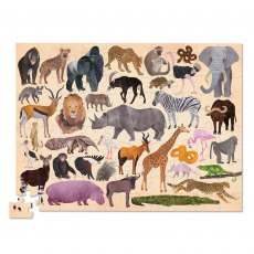 Crocodile Creek Puzzle 36 Wild Animals 100 Piece