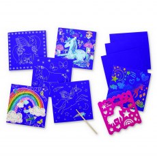 Crocodile Creek Scratch Art Unicorn