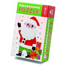 Crocodile Creek 50pc Puzzle Holographic Santa