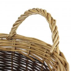 JVL Classic Two Tone Log Basket