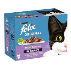 Felix Cat Food Mixed Selection In Gravy 12 x 100g