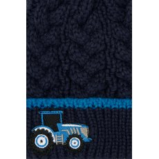 Lighthouse Bobbie Bobble Hat Blue Tractor