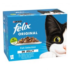 FELIX FISH SEL 12X100G JELLY