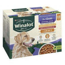 Winalot Perfect Portions Senior Mixed Variety Chunks In Gravy 12 x 100g