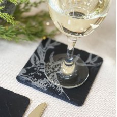 Stag Slate Coasters 4 Pack