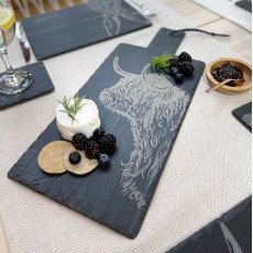 Highland Cow Slate Serving Paddle Large