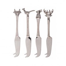 Country Animals Mini Cheese Knives 4 Pack